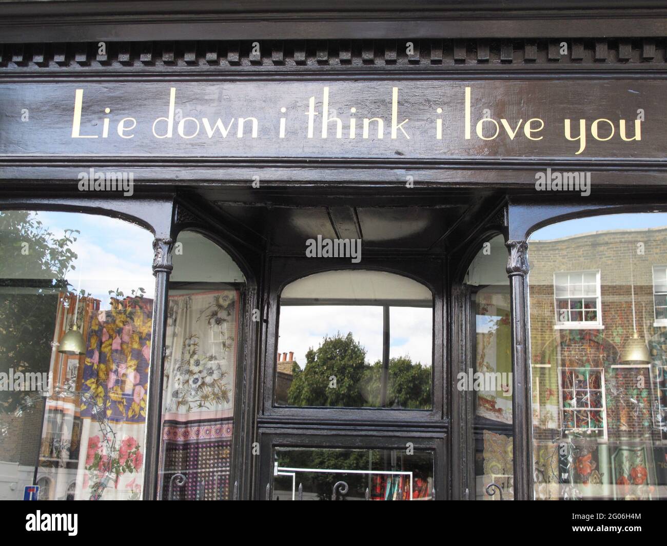 Lie Down I Think I Love You Shop Stock Photo