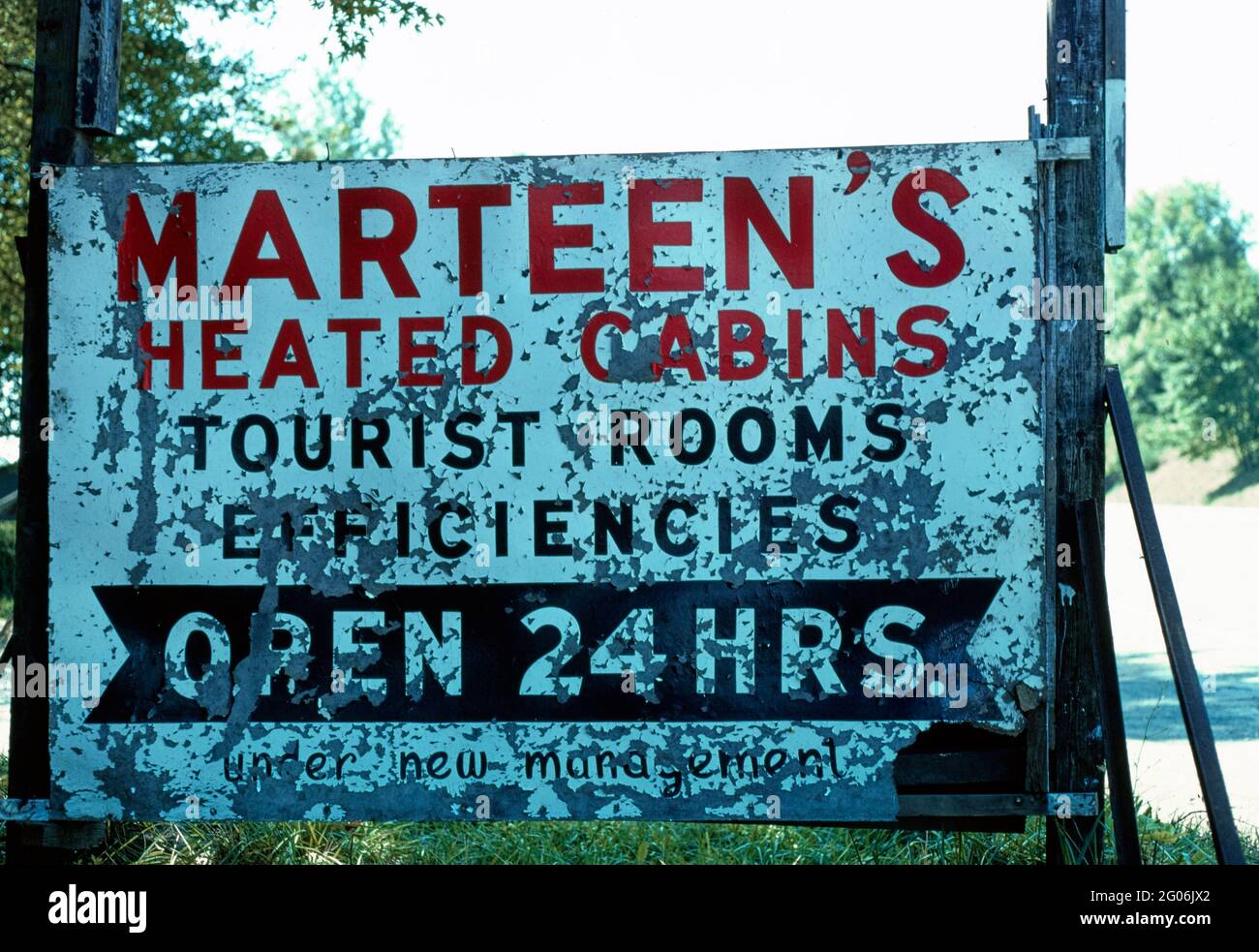 1970s United States Marteen's Cabins, Marlboro, New York 1976 Stock