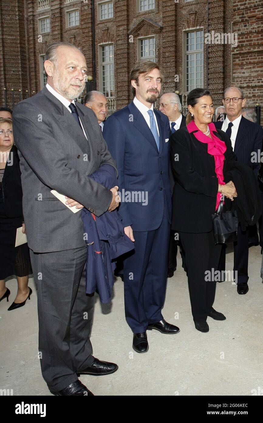 Prince Amedeo, Duke of Aosta with his wife Silvia Paternò di Spedalotto