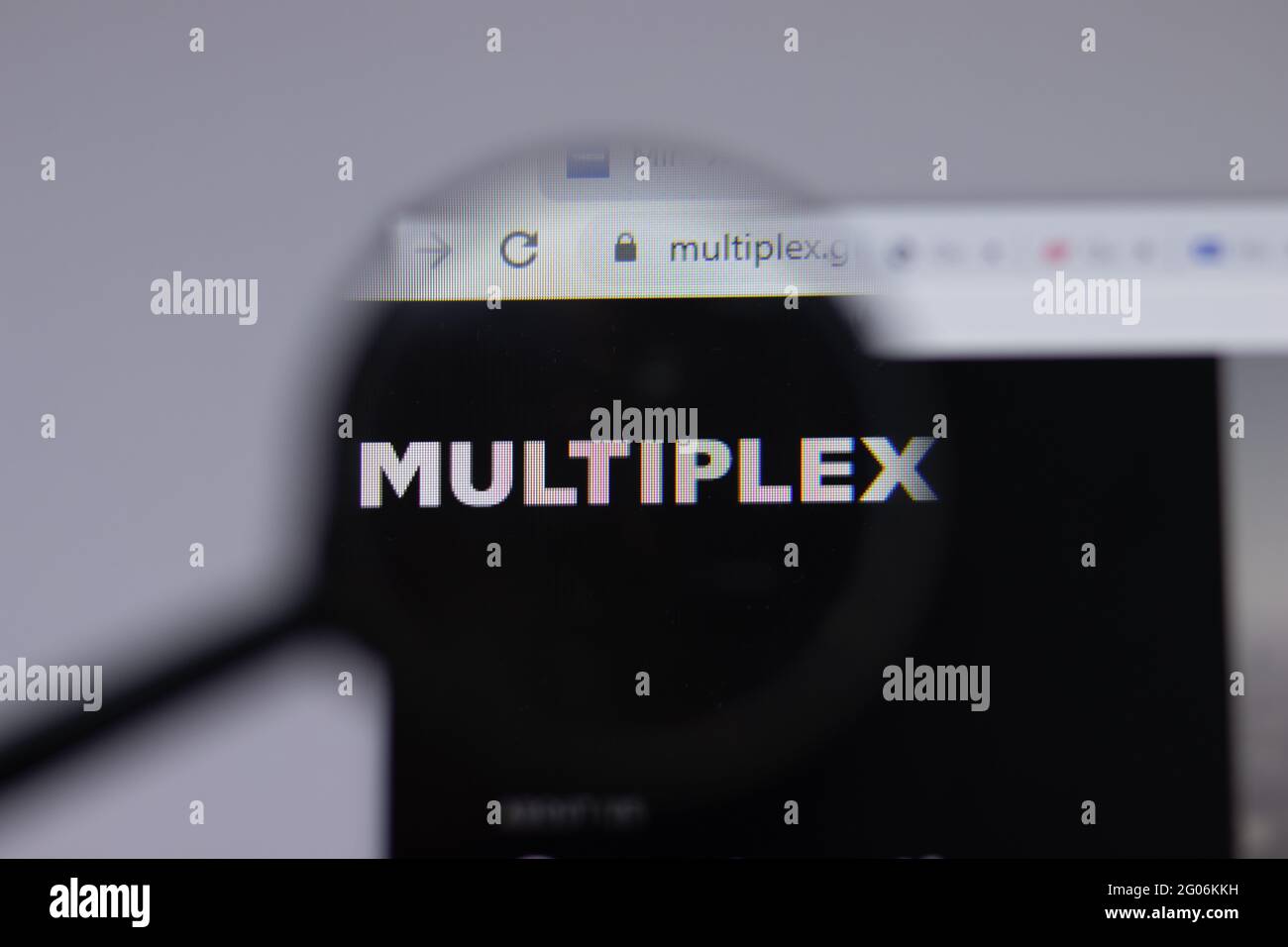 Los Angeles, California, USA - 1 June 2021: Multiplex logo or icon on ...
