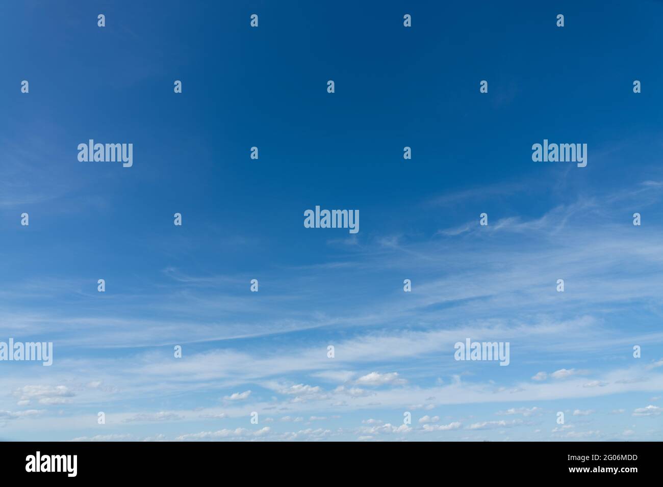 Blue sky background, sunny day sky replacement Stock Photo