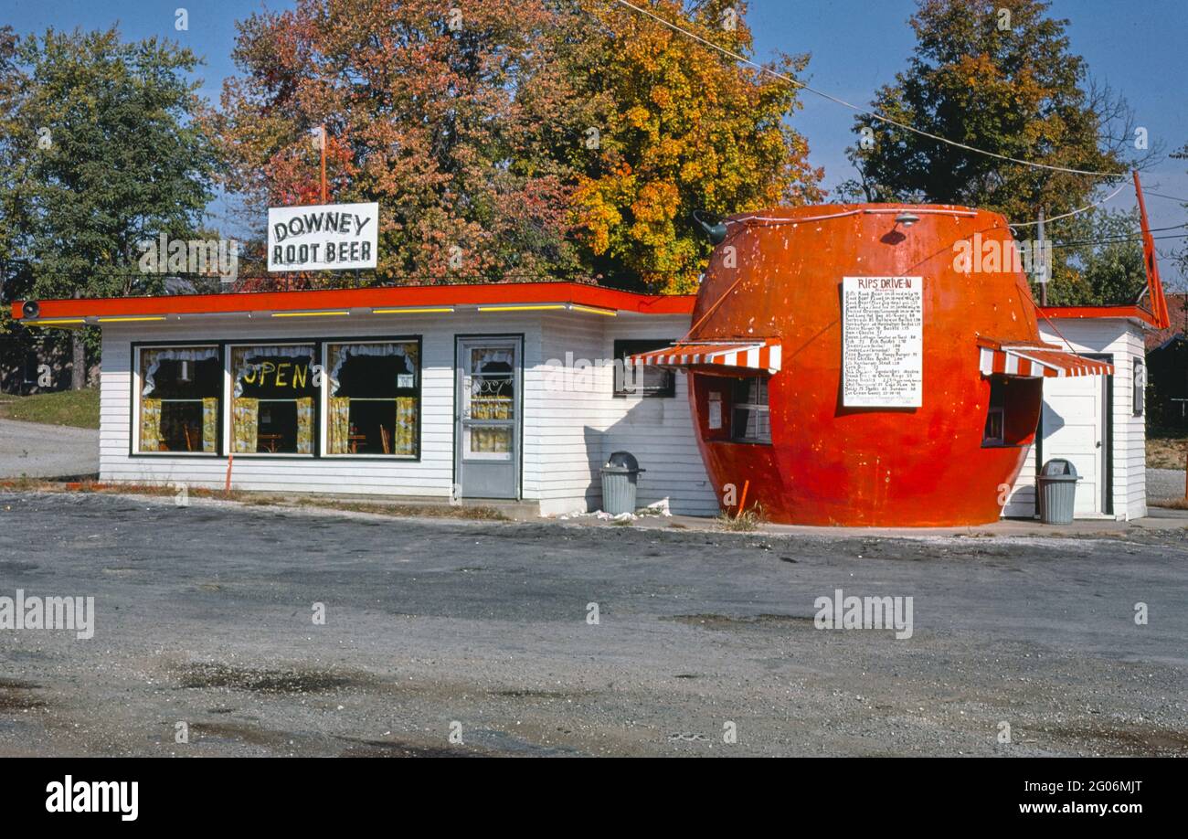 1970s America Rip's Drivein, Indiana 1977 Stock Photo