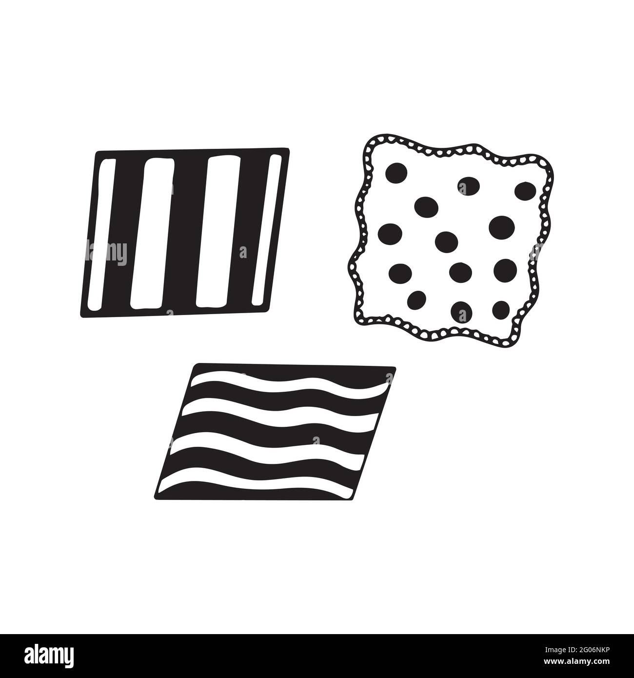 Napkin Clipart Black And White