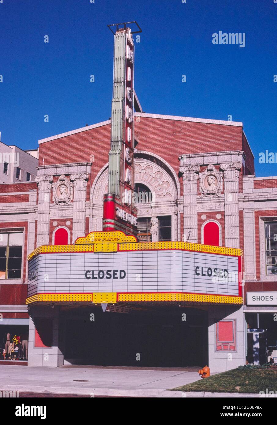 1980s America Michigan Theater, Lansing, Michigan 1980 Stock Photo