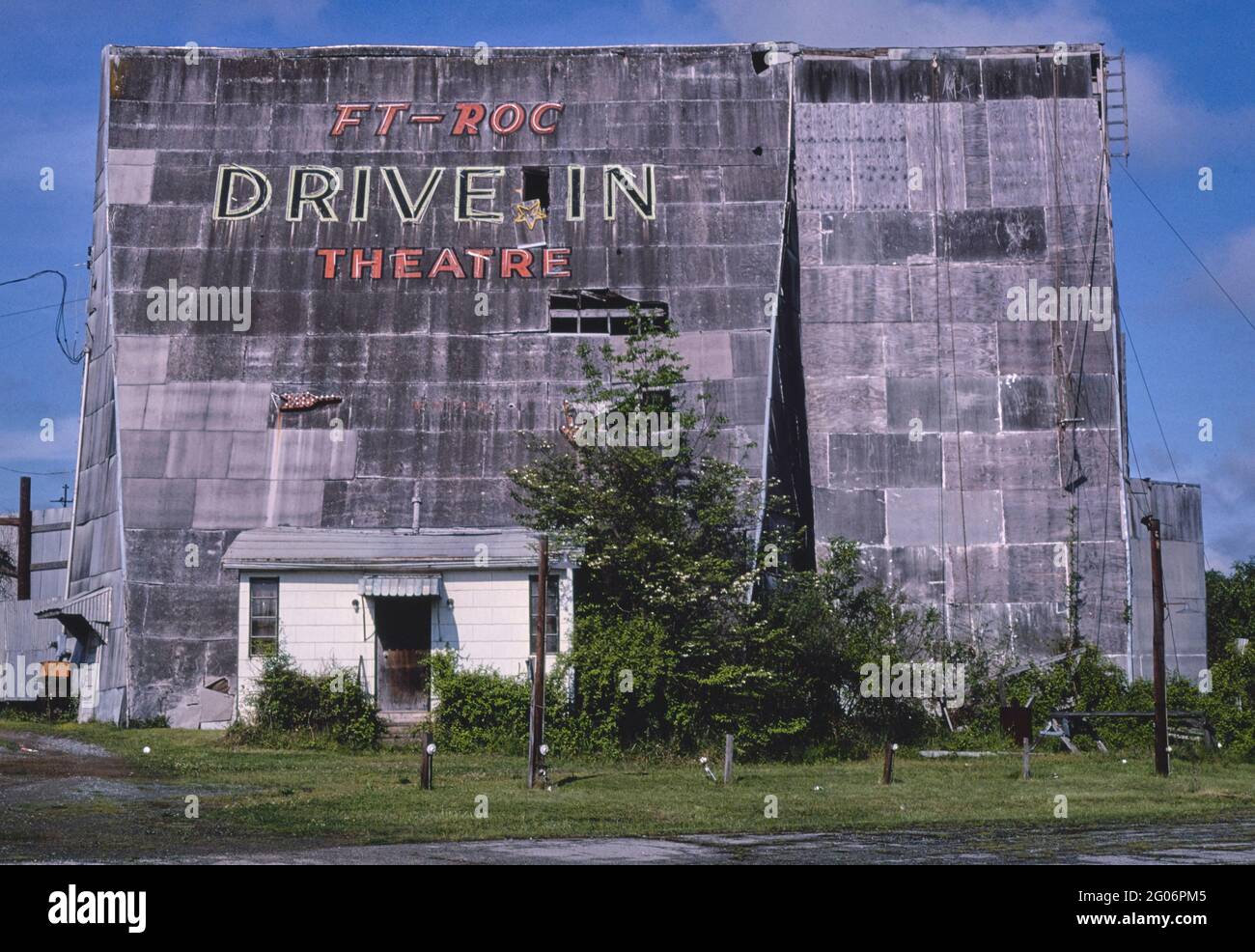 1980s America Ft Roc Drivein Theater, Route 21, Rock Hill, South