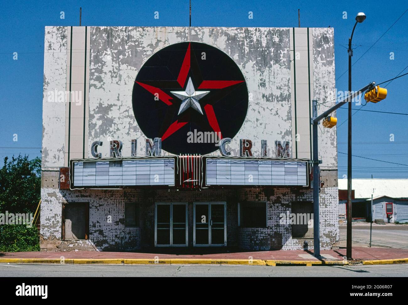1980s America - Crim Theater, Kilgore, Texas 1982 Stock Photo - Alamy