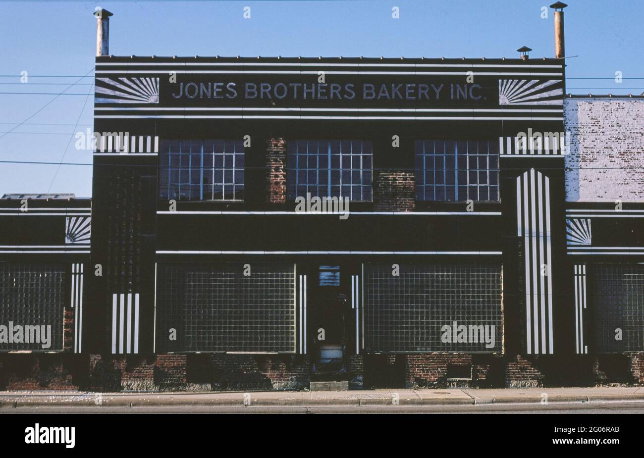 1980s America Jones Bros Bakery, Greensboro, North Carolina 1982