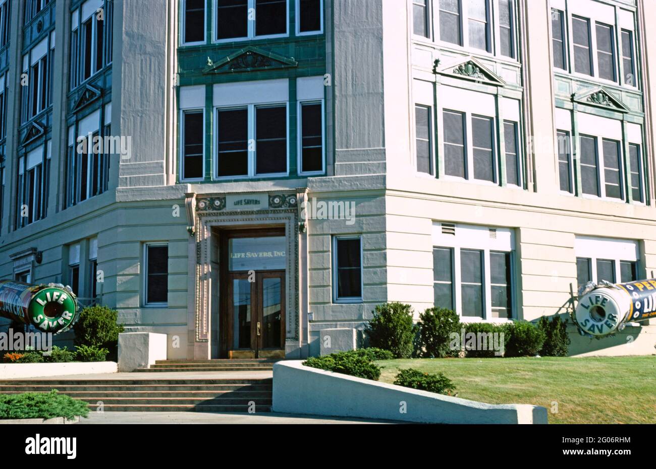 1970s America Lifesaver factory, Port Chester, New York 1976 Stock