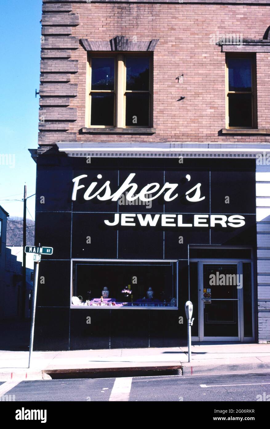 1980s America Fisher s Jewelers Marion Virginia 1982 Stock Photo Alamy