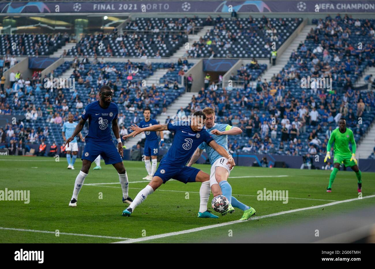 Final da Champions League - Manchester City x Chelsea - 29/05/2021 -  Esporte - Fotografia - Folha de S.Paulo