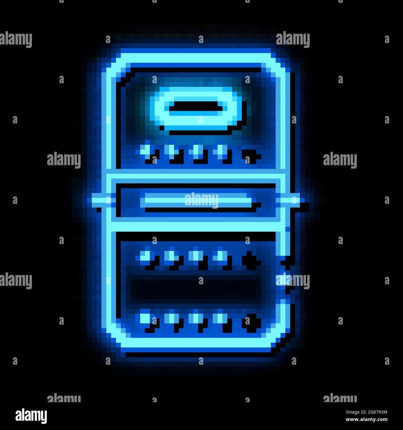 Police Officer Shield neon glow icon illustration Stock Vector Image ...