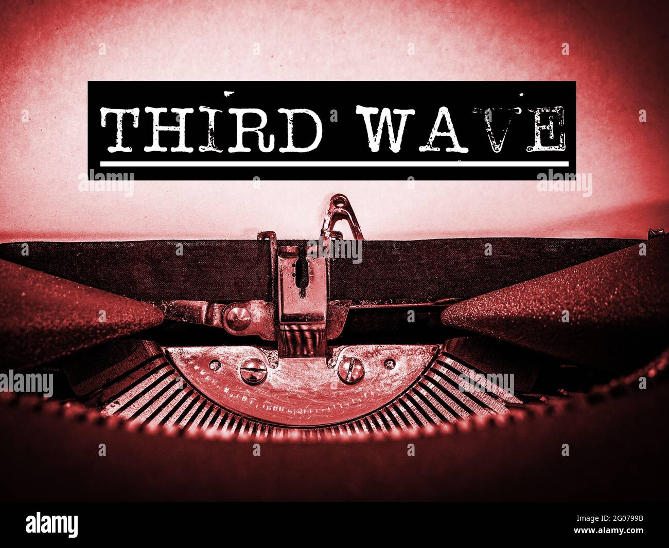 Third Wave, Technology, Typewriter Stock Photo