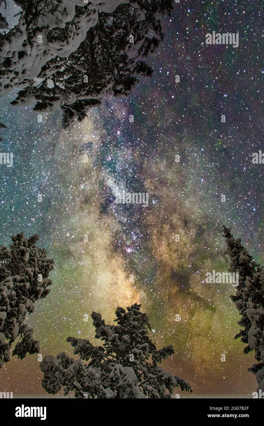 Beautiful background of Milky way Stock Photo - Alamy