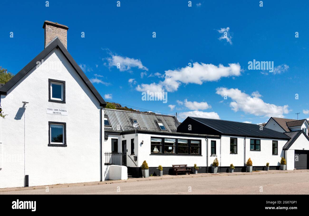 DRUMBEG SUTHERLAND SCOTLAND THE DRUMBEG HOTEL Stock Photo Alamy