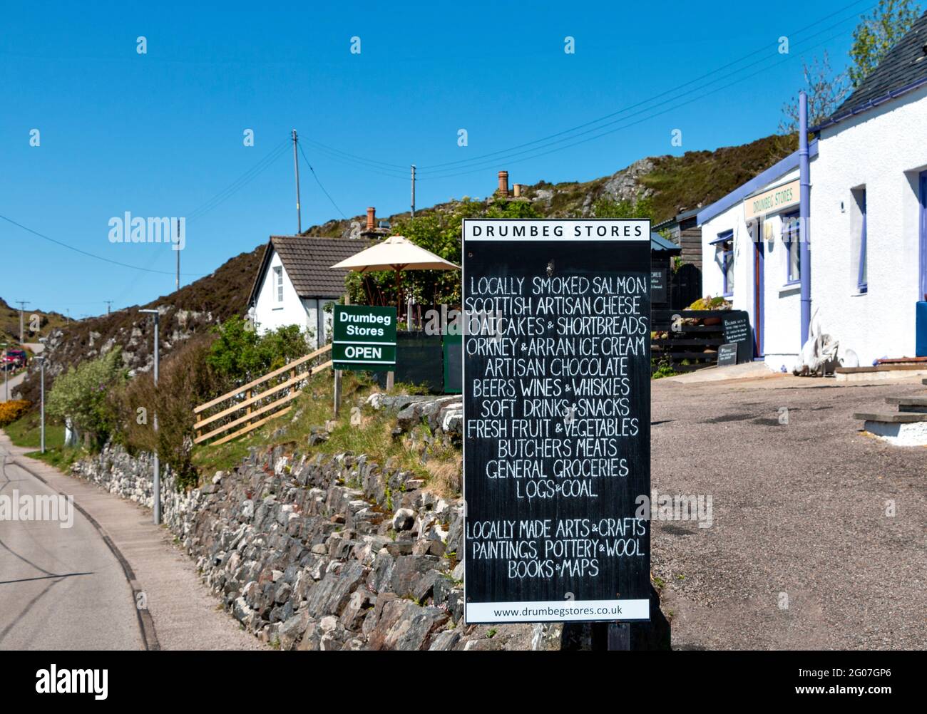 Grocery store in scottish highlands hires stock photography and images