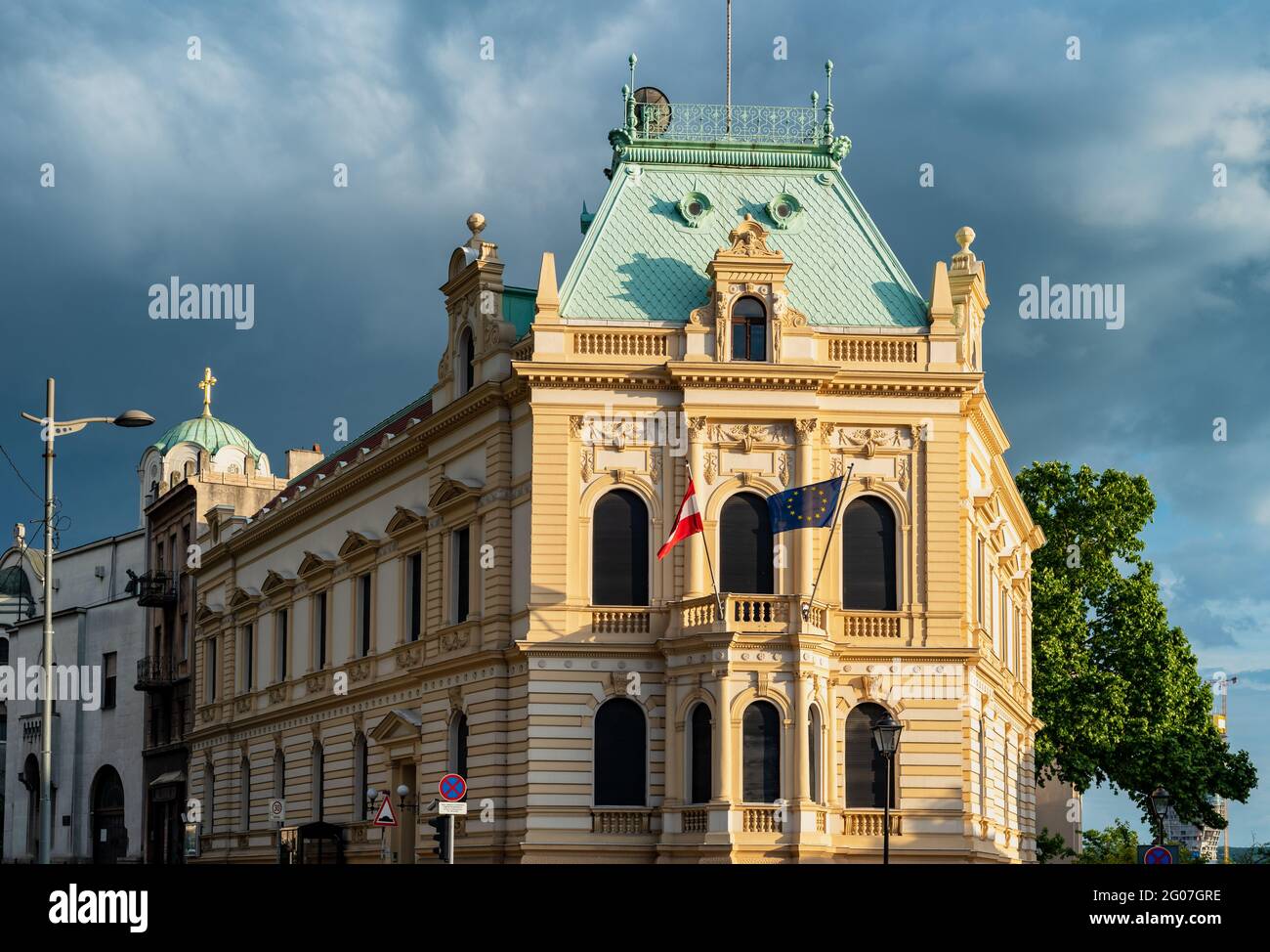 Embassy of Austria building in Belgrade, capital of Serbia on May 29, 2021.  Austrian diplomatic service Stock Photo - Alamy