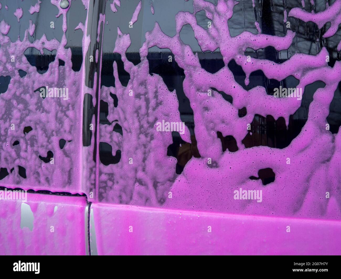 Covered with soap suds hi-res stock photography and images - Alamy