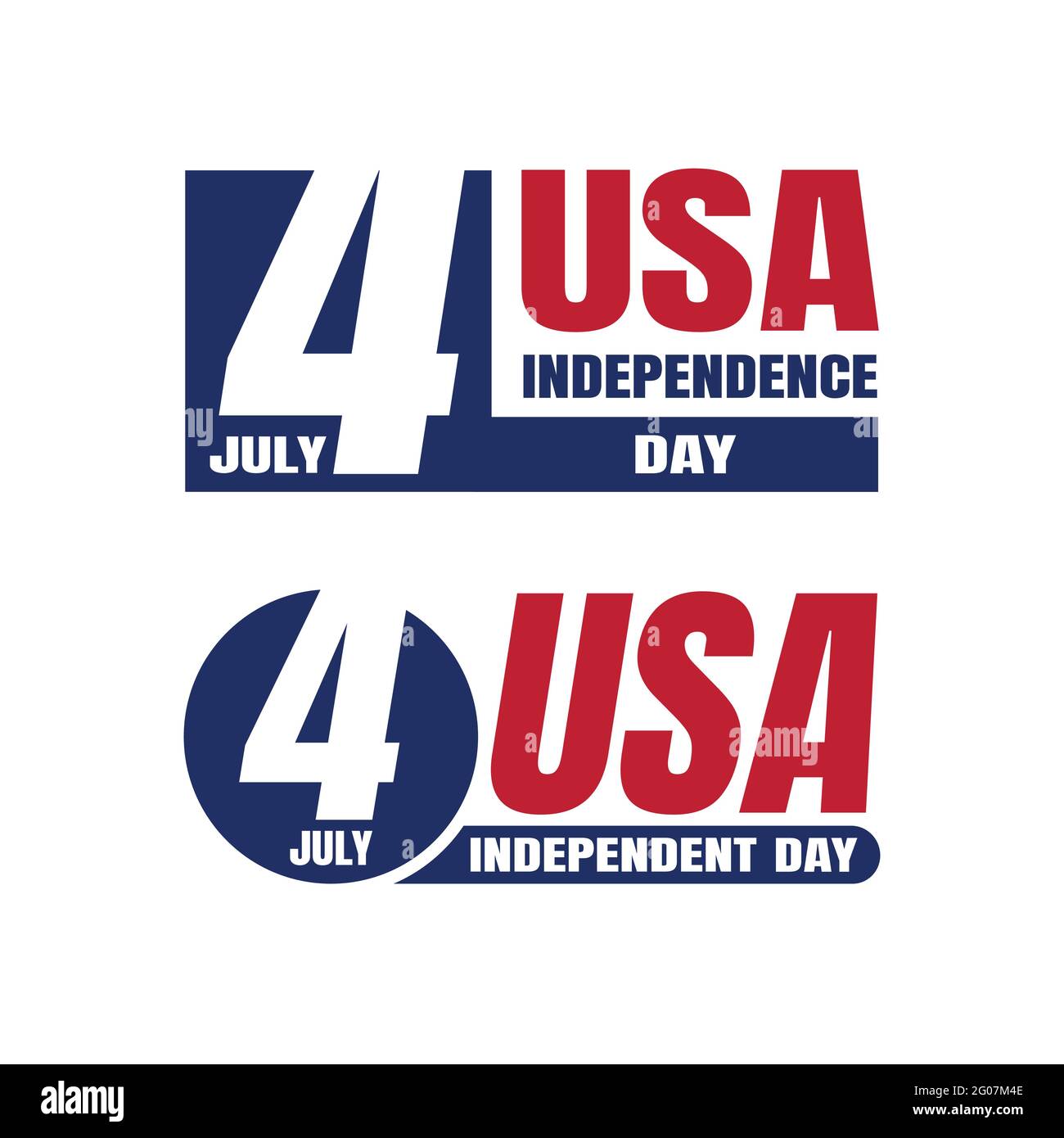 4 july independence day of USA vector image Stock Vector Image & Art ...