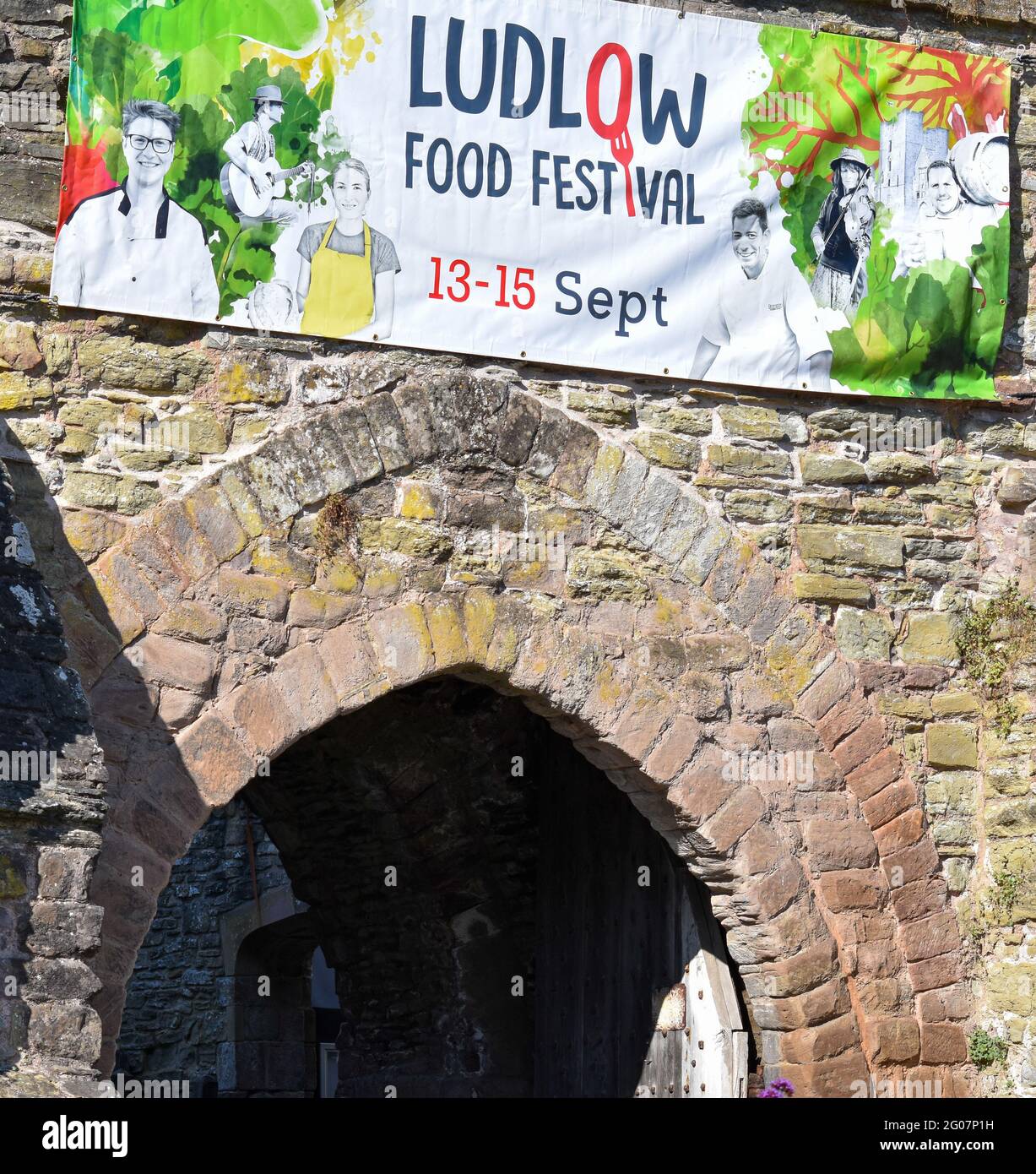 Ludlow Food Festival Stock Photo