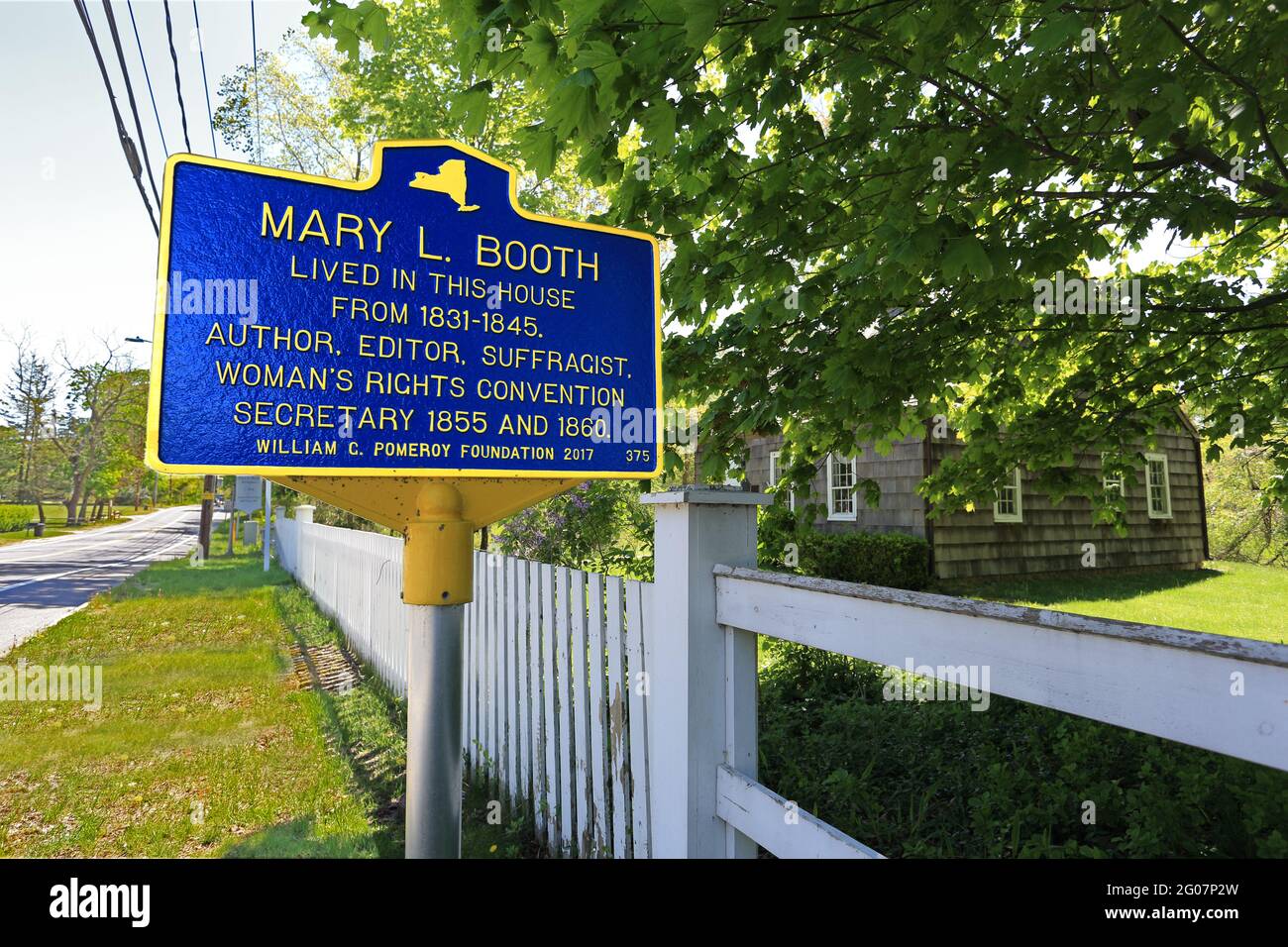 Historic house Yaphank Long Island New York Stock Photo Alamy