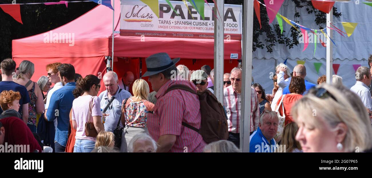 Ludlow Food Festival Stock Photo Alamy