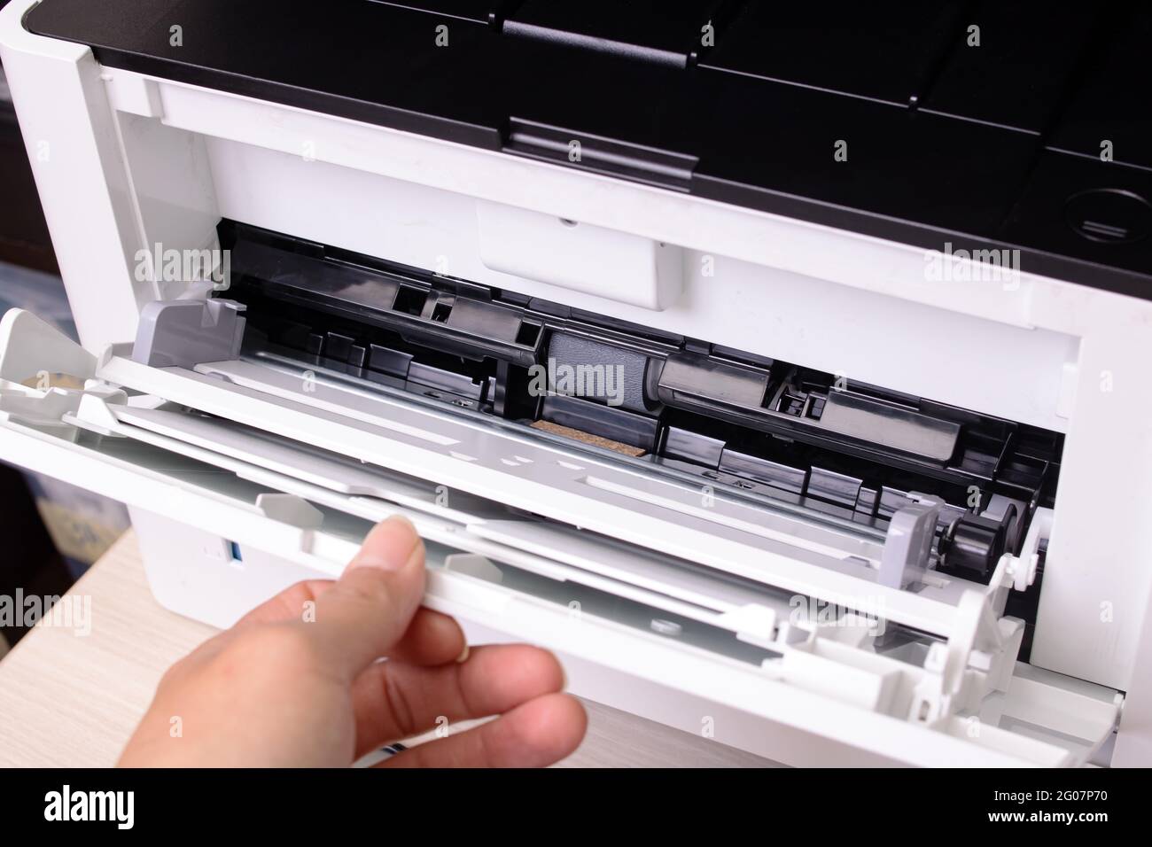 Desktop scanner close up hi-res stock photography and images - Alamy