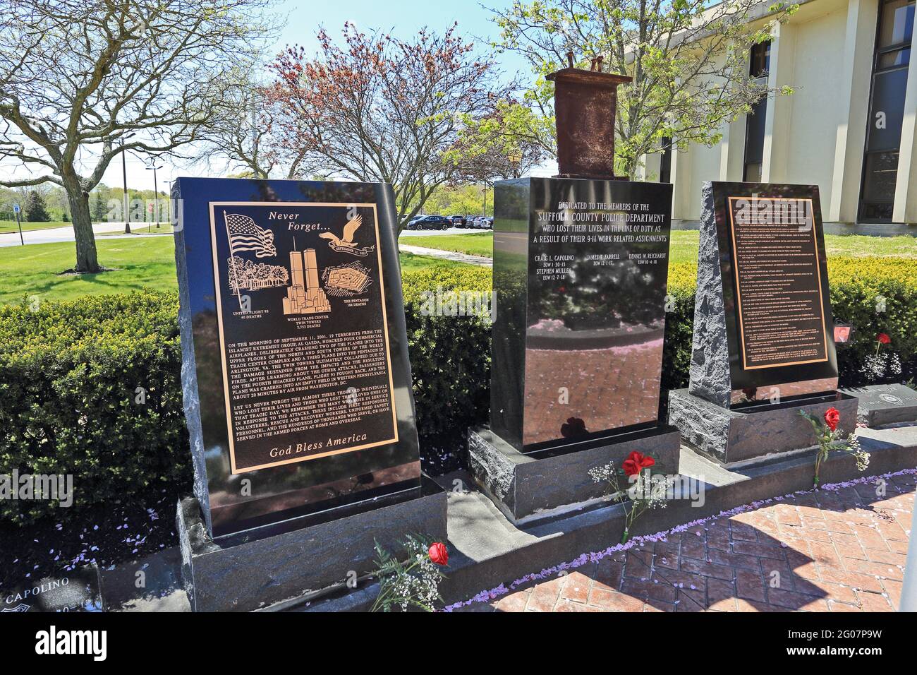 9/11 memorial Suffolk County Police Headquarters Yaphank Long Island
