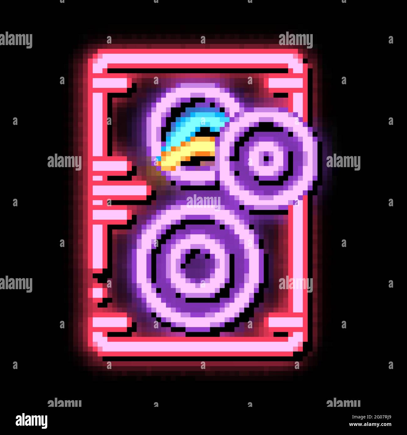 Broken Dynamic neon glow icon illustration Stock Vector Image & Art - Alamy