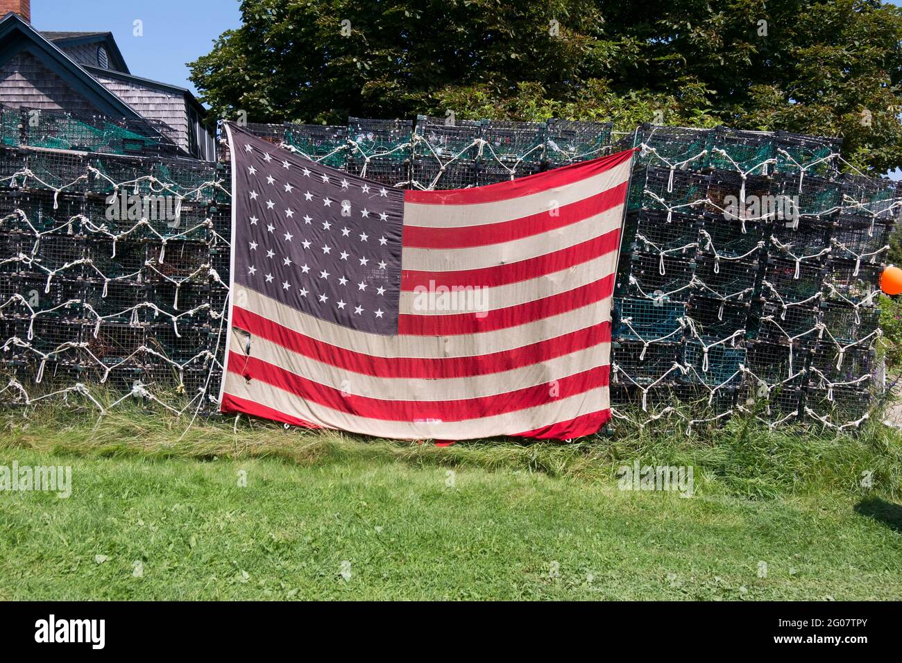 American flag 48 stars hi-res stock photography and images - Alamy