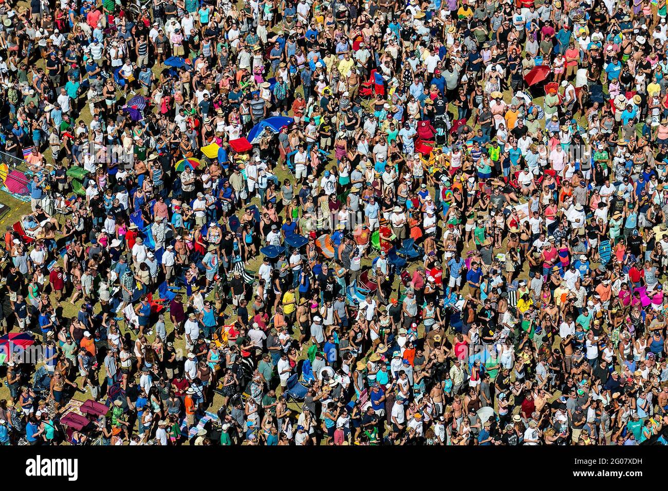 West Palm Beach, Florida, USA. 5th May, 2014. People watch the band Blues Traveler perform on the final day of 'Sunfest' in West Palm Beach. Credit: Greg Lovett/Palm Beach Post/ZUMA Wire/Alamy Live News Stock Photo