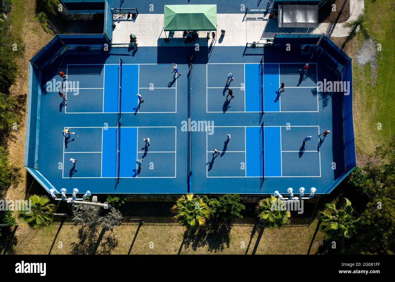 Delray beach tennis center aerial hires stock photography and images