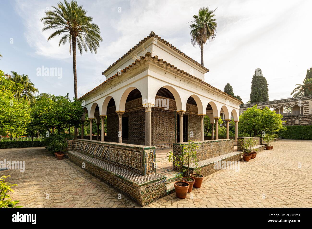 Real Alcázar de Sevilla, Seville, Andalusia, Spain Stock Photo