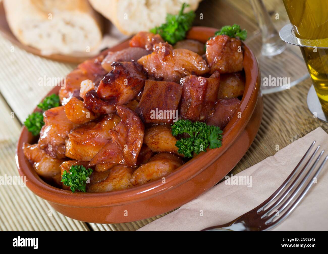 Braised pork snout Stock Photo - Alamy