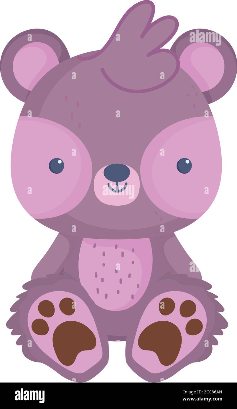 little bear teddy stuffed toy Stock Vector Image & Art - Alamy