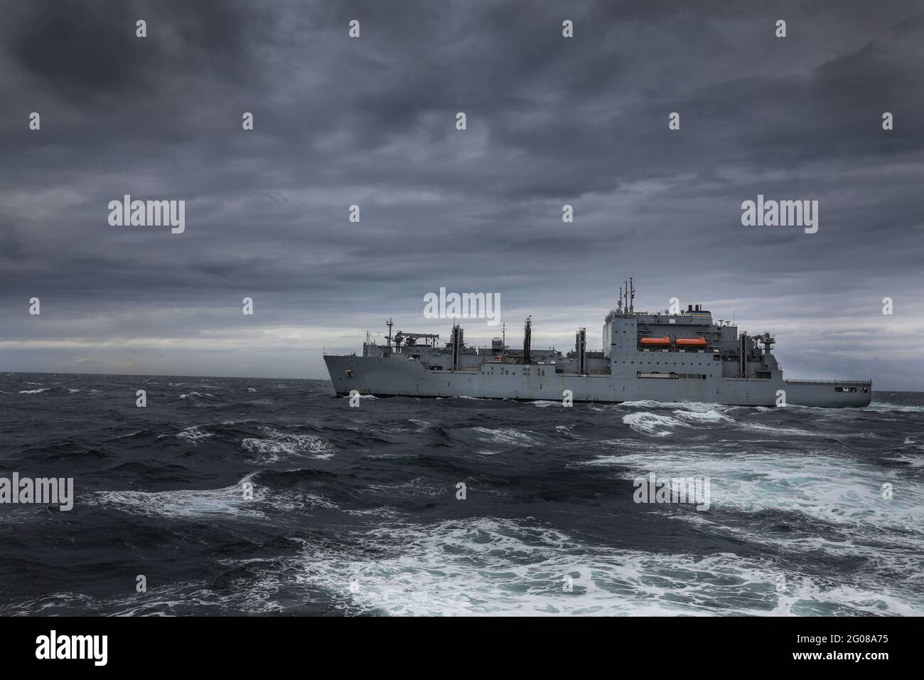 USNS William McLean a fleet oiler belonging to the Lewis and Clark class operated by Military Sealift Command on behalf of the US Navy Stock Photo