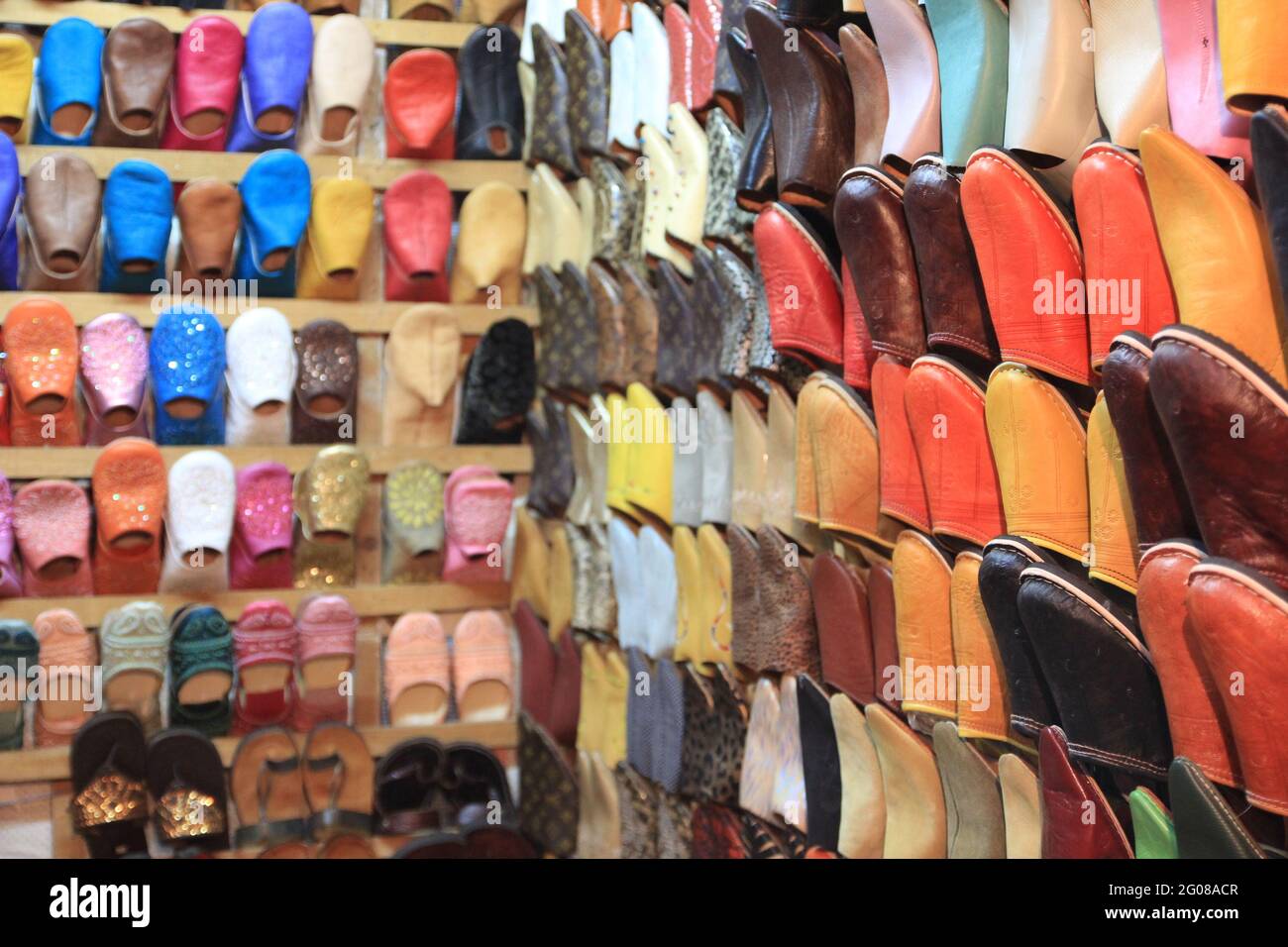 Textures in the markets of the city of Marrakech, Morocco Stock Photo ...