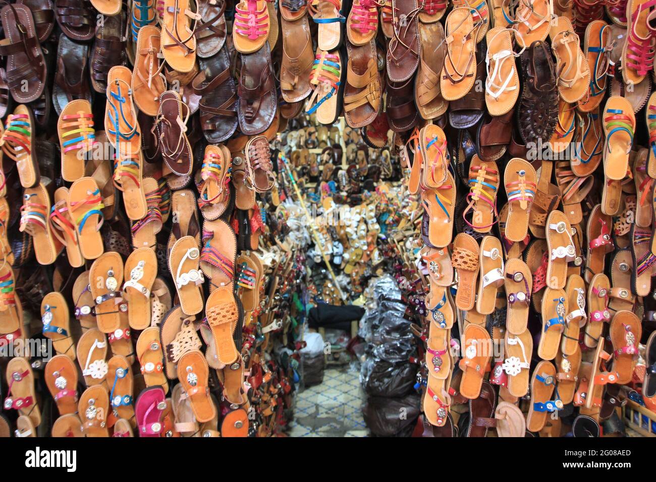 Textures in the markets of the city of Marrakech, Morocco Stock Photo ...