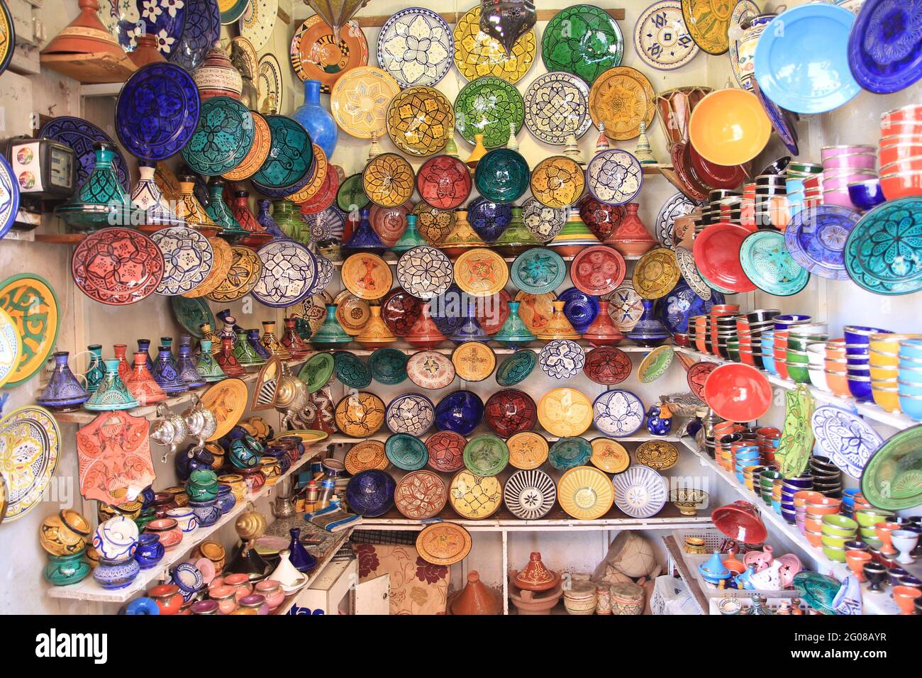 Textures In The Markets Of The City Of Marrakech, Morocco Stock Photo 