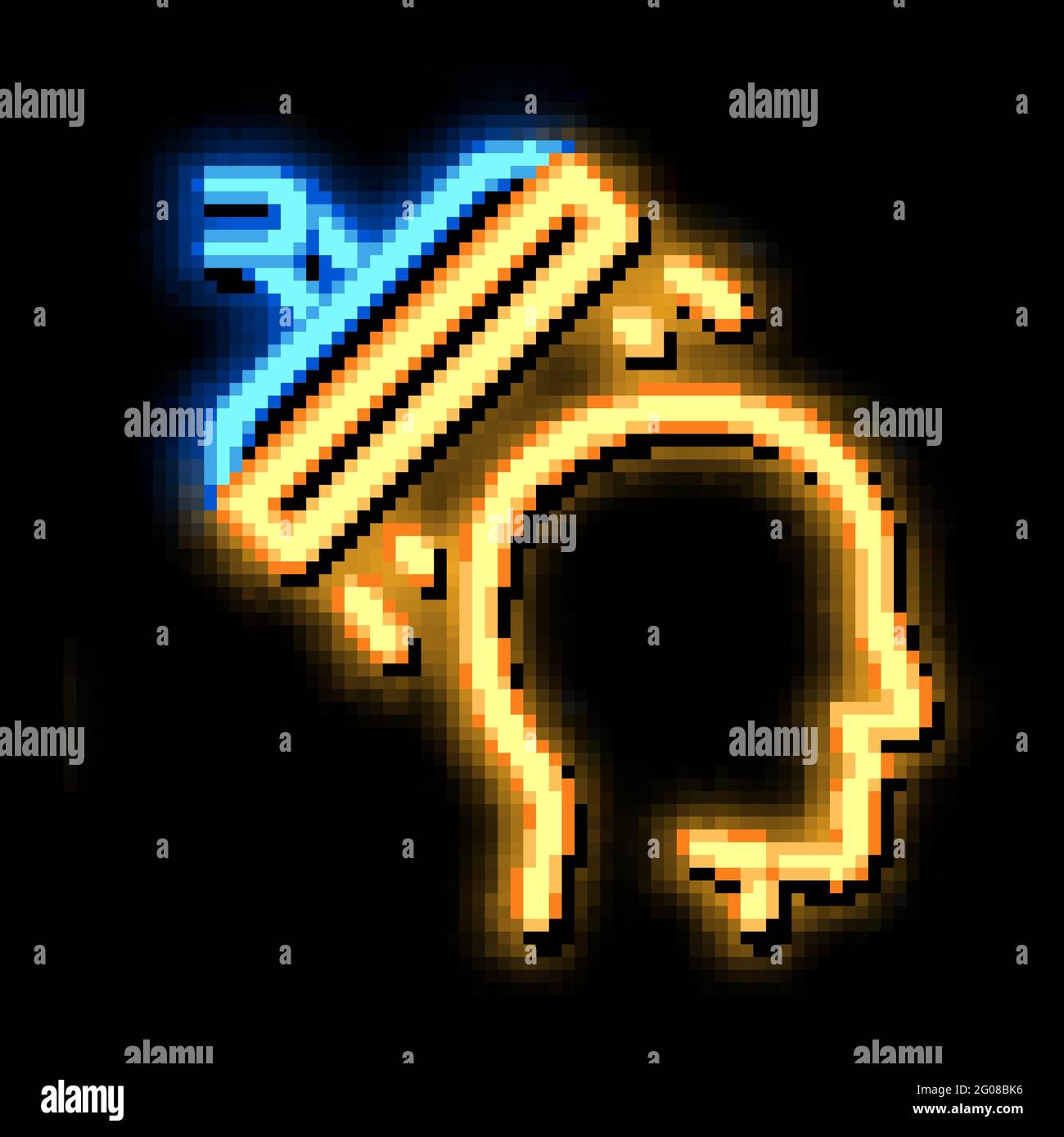Washing Man Head neon glow icon illustration Stock Vector Image & Art ...
