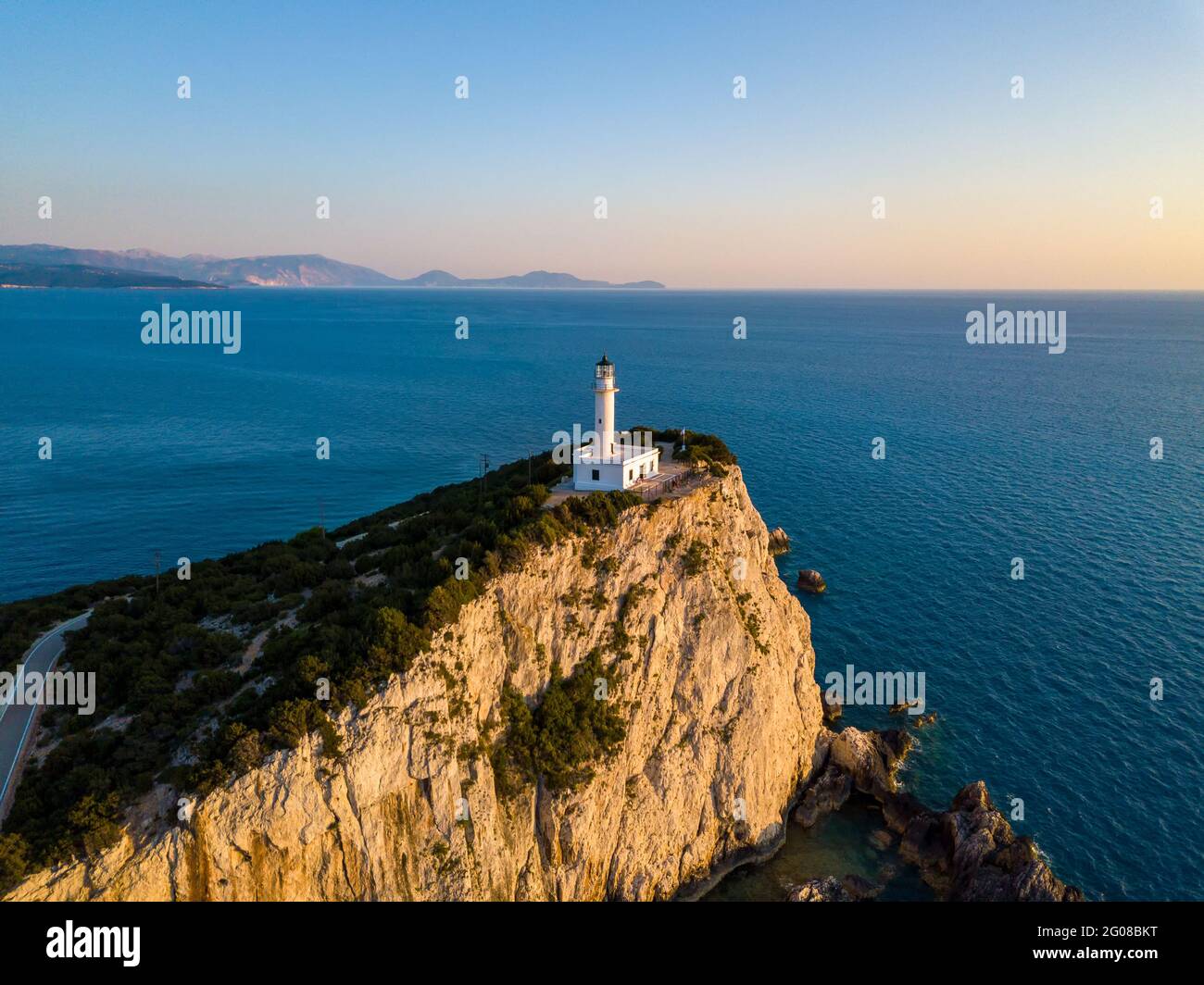 Dramatic cliffs lighthouse drone hi-res stock photography and images ...