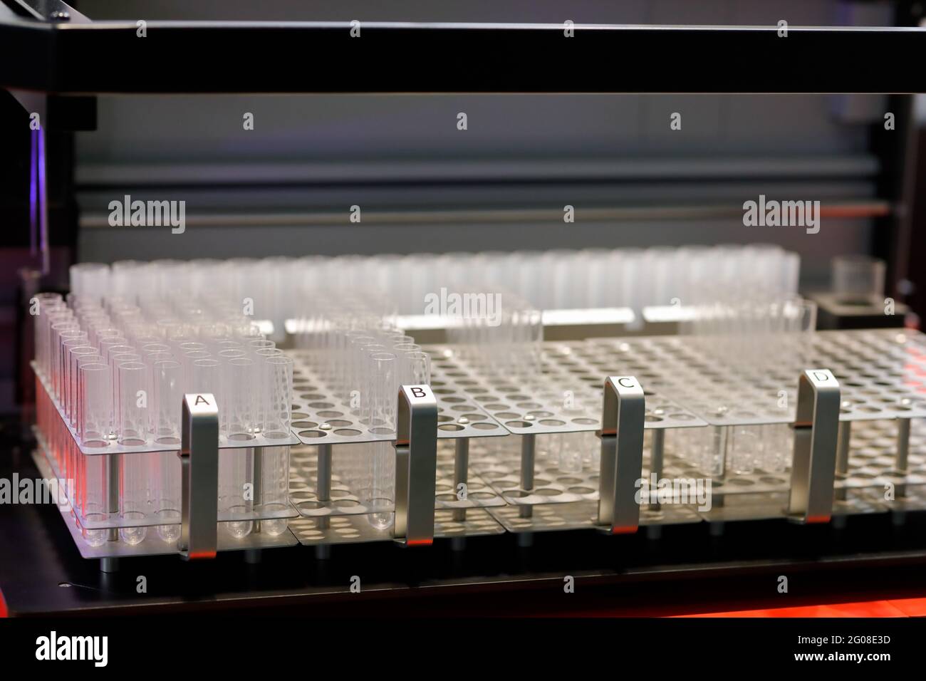 Experiment test tubes racks hi-res stock photography and images - Alamy