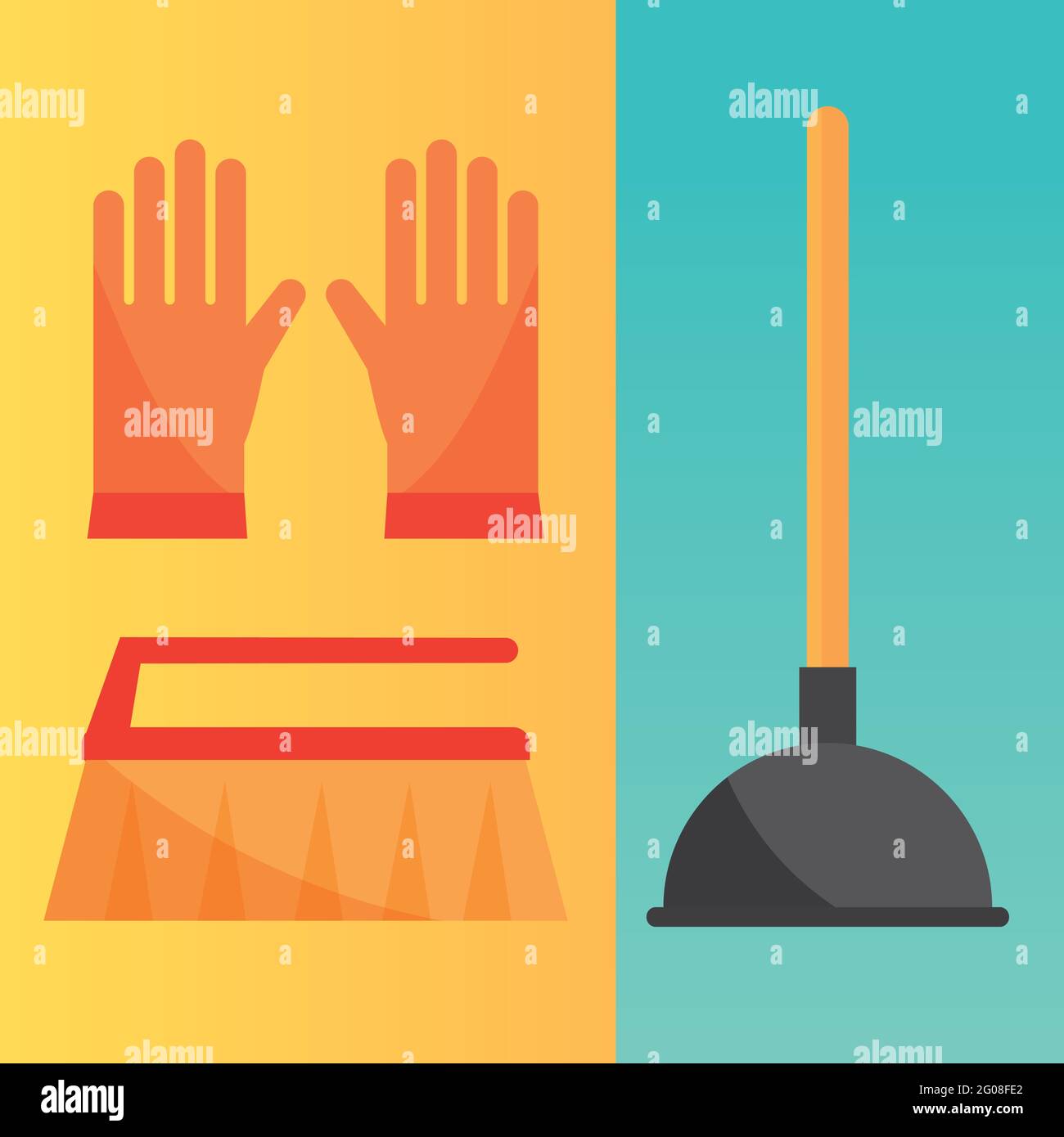 cleaning set icon Stock Vector Image & Art - Alamy