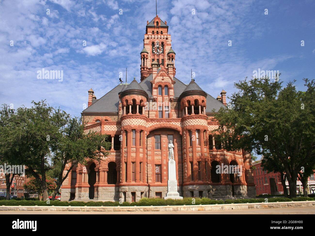Ellis County Courthouse located in Waxahachie, Texas Stock Photo Alamy