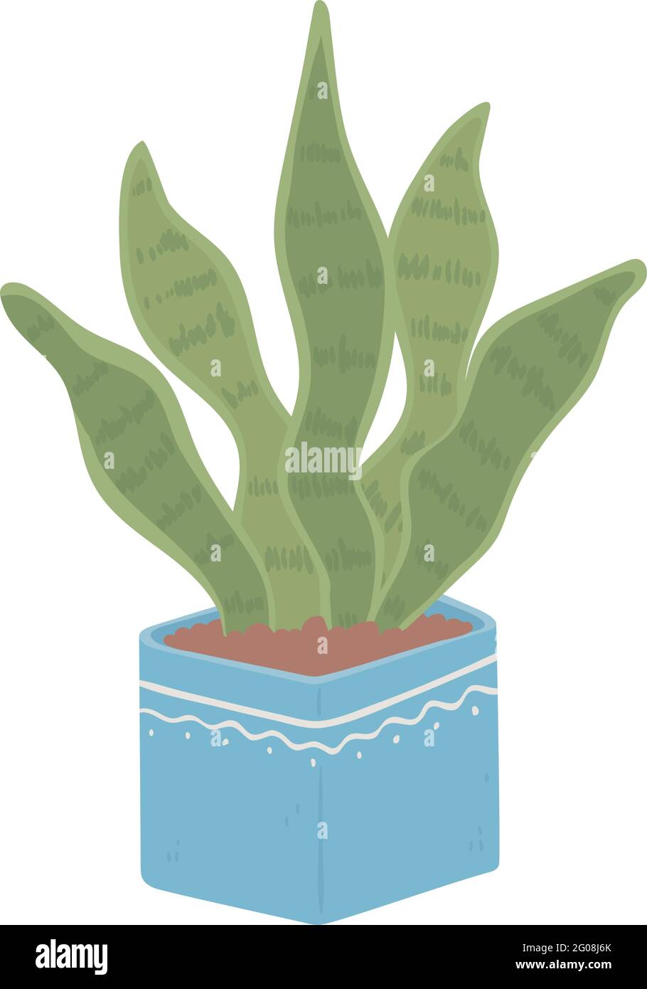 plant in pot Stock Vector Image & Art - Alamy