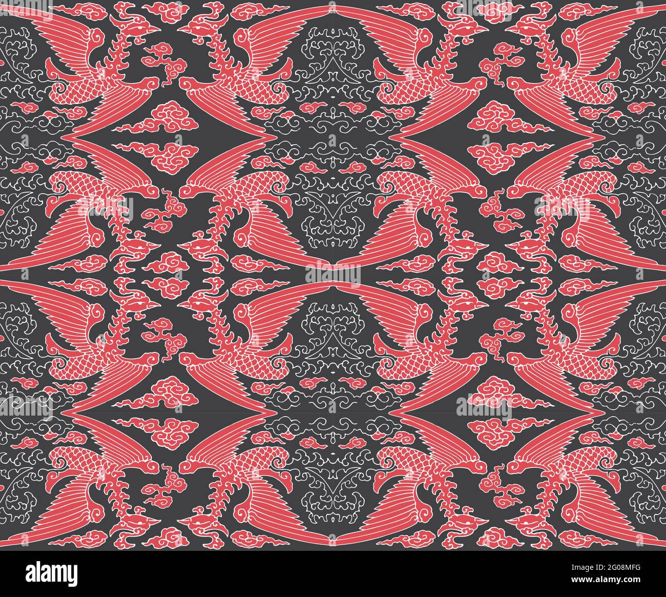 Seamless Oriental Vector Pattern. Traditional floral pattern for fabric ...