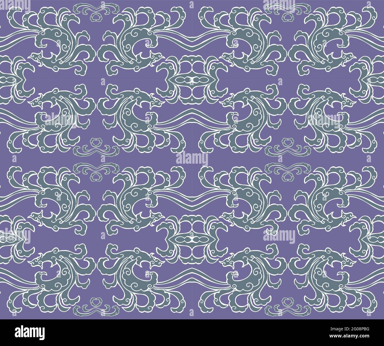Seamless Oriental Vector Pattern. Traditional floral pattern for fabric ...