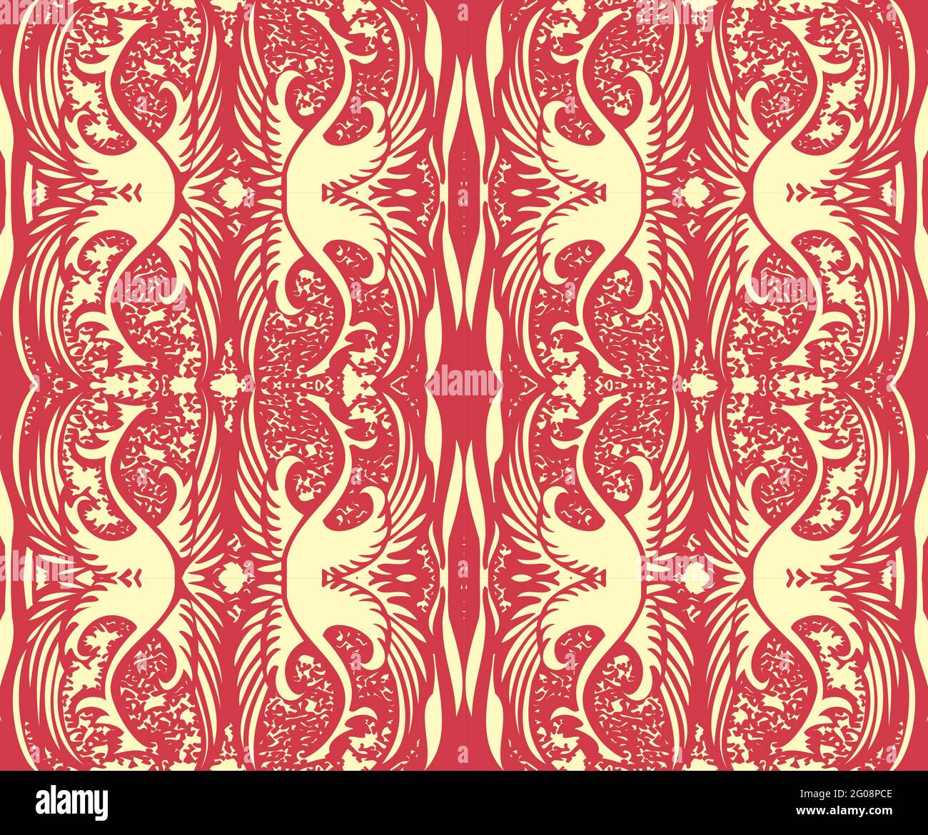 Seamless Oriental Vector Pattern. Traditional floral pattern for fabric ...