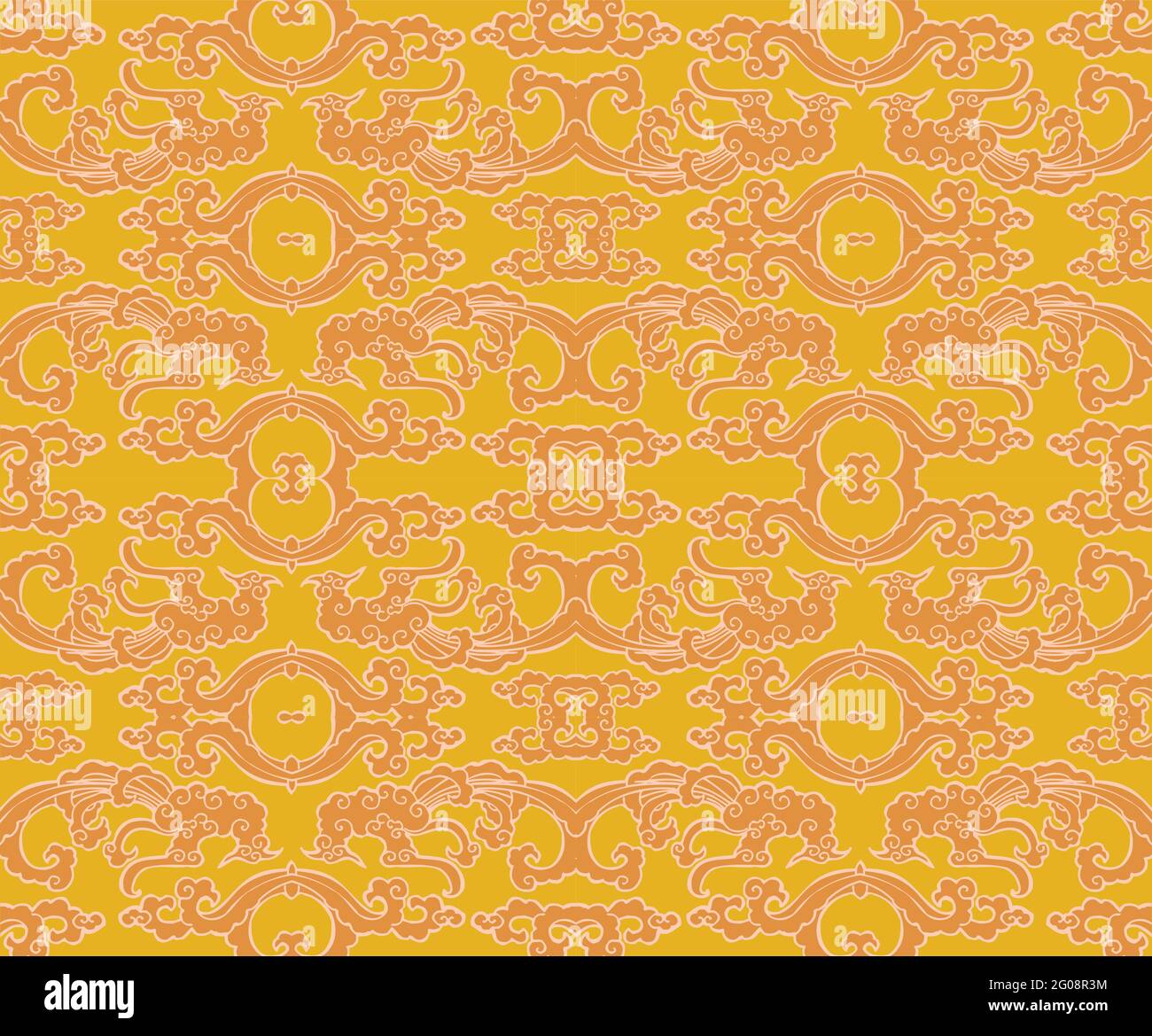 Seamless Oriental Vector Pattern. Traditional floral pattern for fabric ...