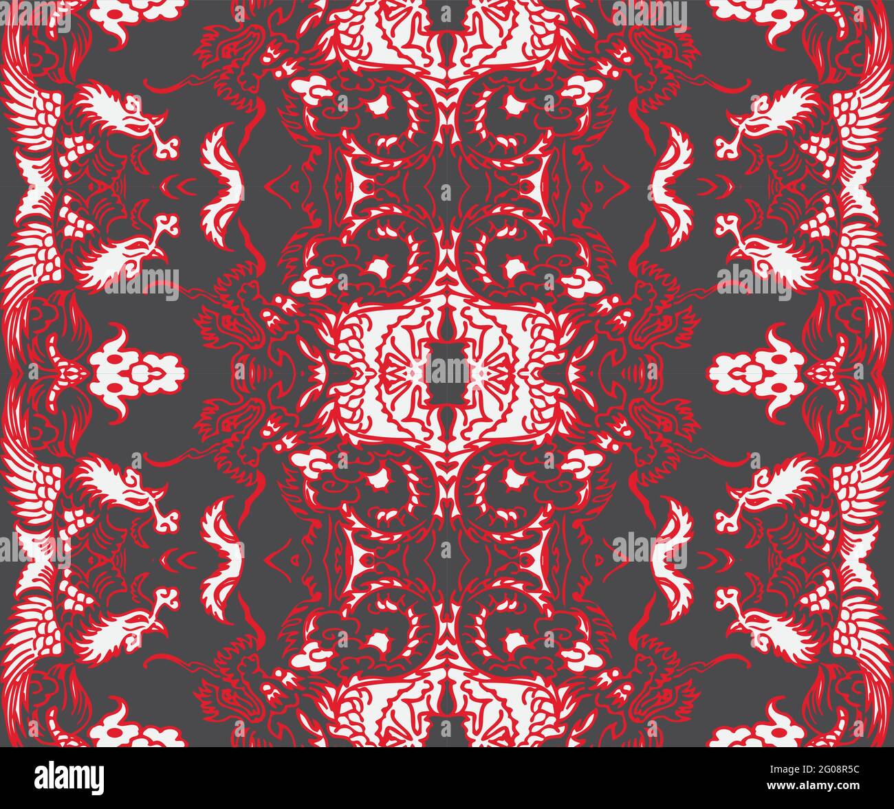 Seamless Oriental Vector Pattern. Traditional floral pattern for fabric ...