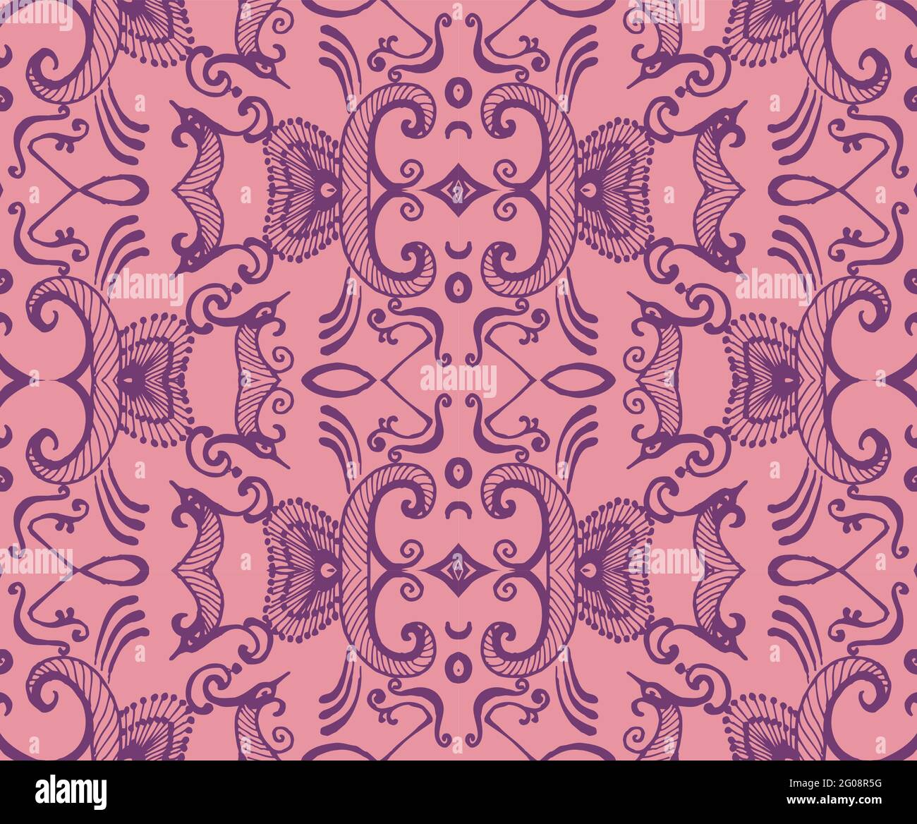 Seamless Oriental Vector Pattern. Traditional floral pattern for fabric ...